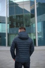 Чоловіча куртка Snow Bears SB-21197 Євро зима (полегшена зима) із комбінованої тканини - Зображення 19