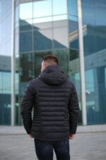 Чоловіча куртка Snow Bears SB-21197 Євро зима (полегшена зима) із комбінованої тканини - Зображення 21