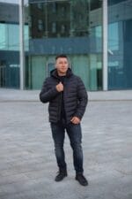 Чоловіча куртка Snow Bears SB-21197 Євро зима (полегшена зима) із комбінованої тканини - Зображення 24