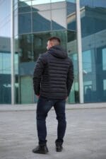 Чоловіча куртка Snow Bears SB-21197 Євро зима (полегшена зима) із комбінованої тканини - Зображення 23