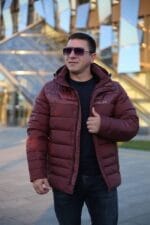 Чоловіча зимова куртка-жилет Black Vinyl С21-1733 зі знімними рукавами. - Зображення 2