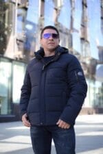 Чоловіча зимова куртка Black Vinyl С21-1731 - Зображення 9