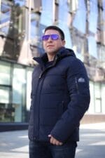 Чоловіча зимова куртка Black Vinyl С21-1731 - Зображення 12