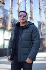 Чоловіча зимова куртка Black Vinyl С21-1731 - Зображення 5