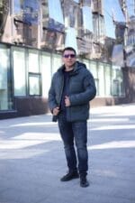 Чоловіча зимова куртка Black Vinyl С21-1731 - Зображення 7