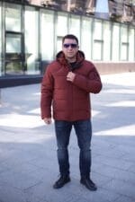 Чоловіча зимова куртка Black Vinyl С21-1731 - Зображення 23