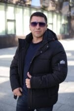 Чоловіча зимова куртка Black Vinyl С21-1731 - Зображення 27