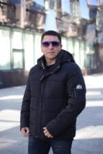 Чоловіча зимова куртка Black Vinyl С21-1731 - Зображення 30