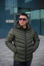 Чоловіча зимова куртка Black Vinyl С21-1711