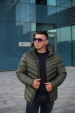 Чоловіча зимова куртка Black Vinyl С21-1711 - Зображення 4