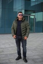 Чоловіча зимова куртка Black Vinyl С21-1711 - Зображення 5
