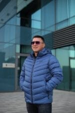 Чоловіча зимова куртка Black Vinyl С21-1711 - Зображення 14