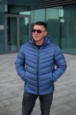 Чоловіча зимова куртка Black Vinyl С21-1711 - Зображення 13