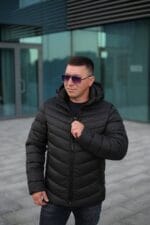 Чоловіча зимова куртка Black Vinyl С21-1711 - Зображення 20