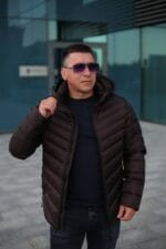 Чоловіча зимова куртка Black Vinyl С21-1711 - Зображення 10