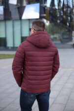 Чоловіча куртка Єврозима Black Vinyl С21-1869CQ-1 (полегшена зима) - Зображення 12