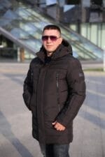 Подовжена чоловіча зимова куртка Kings Wind 1W44