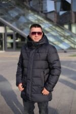 Подовжена чоловіча зимова куртка Kings Wind 1W13