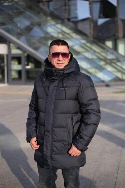 Подовжена чоловіча зимова куртка Kings Wind 1W13 - Зображення 1