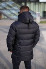 Подовжена чоловіча зимова куртка Kings Wind 1W13 - Зображення 7
