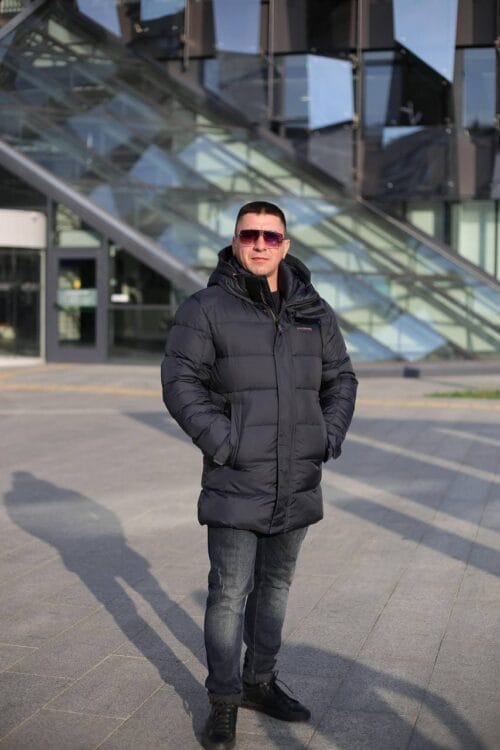 Подовжена чоловіча зимова куртка Kings Wind 1W13 - Зображення 4