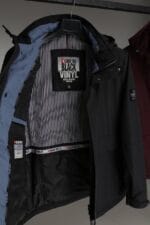 Внутренняя часть куртки Black Vinyl TC23-2213 с подкладкой, черный цвет