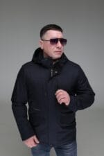 Чоловіча куртка Black Vinyl TC21-1823 темно-синя - Зображення 5