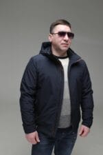 Чоловіча куртка Black Vinyl TC23-2199 весна, осінь. - Зображення 2