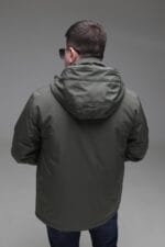 Чоловіча куртка Black Vinyl TC23-2189 весна, осінь. - Зображення 8