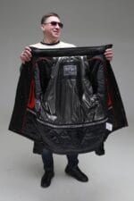 Чоловіча куртка Black Vinyl TC23-2189 весна, осінь. - Зображення 3