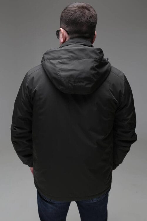 Чоловіча куртка Black Vinyl TC23-2189 весна, осінь. - Зображення 4