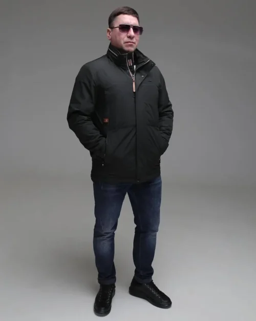 Весенняя куртка Black Vinyl TC23-2216 для мужчины