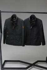 Весняна куртка піджачного типу Black Vinyl TC23-2216 для чоловіка