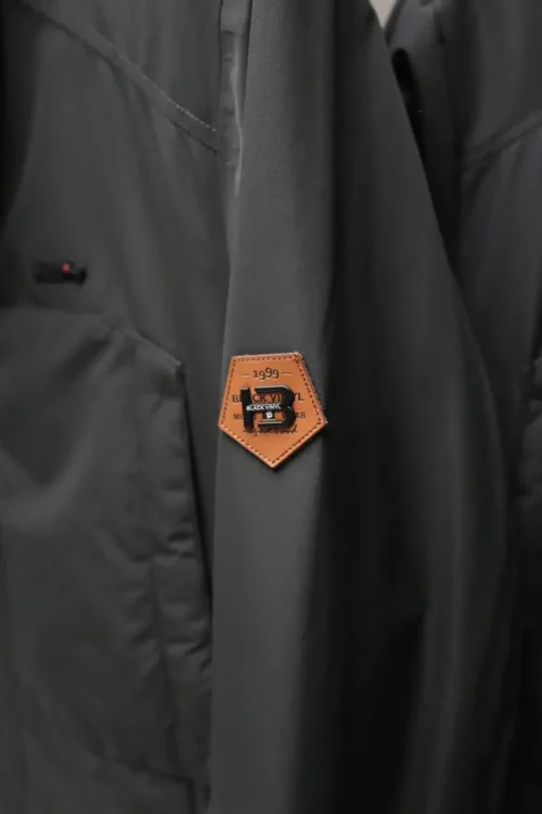 Осенняя куртка Black Vinyl C23-2237C для мужчины