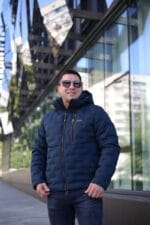 Чоловіча куртка Black Vinyl С23-2277CQ колір 29#inc blue - Зображення 6