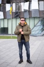 Куртка чоловіча Black Vinyl C23-2259CQ колір 21#khaki - Зображення 5