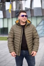 Куртка чоловіча Black Vinyl C23-2259CQ колір 21#khaki - Зображення 3