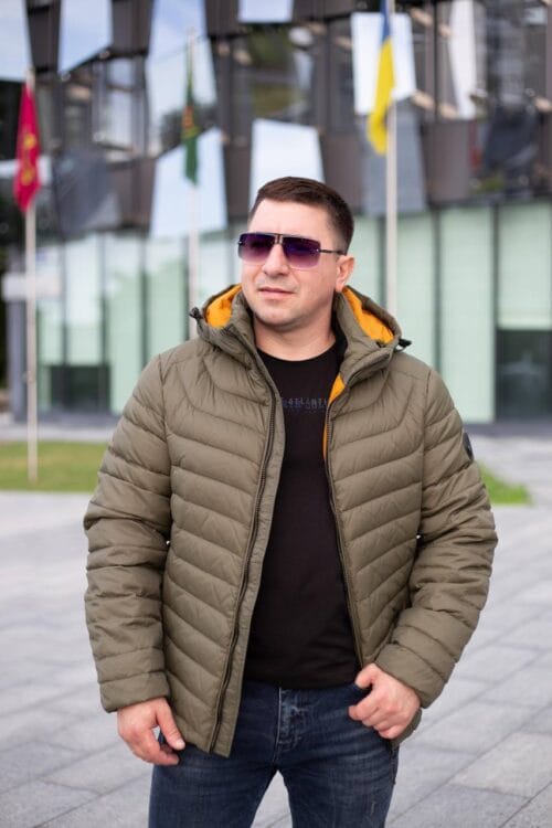 Куртка чоловіча Black Vinyl C23-2259CQ колір 21#khaki - Зображення 1