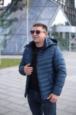 Чоловіча куртка Black Vinyl С23-2283CQ колір 29#inc blue - Зображення 2