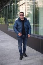 Чоловіча куртка Black Vinyl С23-2283CQ колір 29#inc blue - Зображення 5