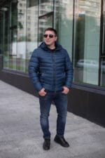 Чоловіча куртка Black Vinyl С23-2283CQ колір 29#inc blue - Зображення 6