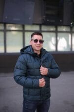 Чоловіча куртка Black Vinyl С23-2268CQ колір 29#inc-blue