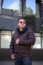 Чоловіча куртка Black Vinyl С23-2268CQ колір 9#d-chocolate - Зображення 3