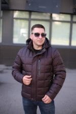 Чоловіча куртка Black Vinyl С23-2268CQ колір 9#d-chocolate - Зображення 6