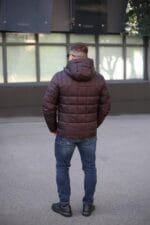 Чоловіча куртка Black Vinyl С23-2268CQ колір 9#d-chocolate - Зображення 5