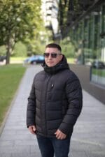 Чоловіча зимова куртка INDACO IC-1233С . Колір 1#black - Зображення 3