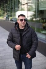 Чоловіча зимова куртка INDACO IC-1233С . Колір 1#black - Зображення 2