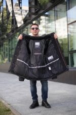 Чоловіча зимова куртка INDACO IC-1233С . Колір 1#black - Зображення 6