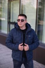 Чоловіча куртка Black Vinyl С23-2277CQ колір 29#inc blue - Зображення 3