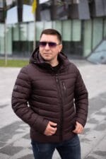 Куртка чоловіча Black Vinyl C23-2266CQ колір 9#chocolate - Зображення 2